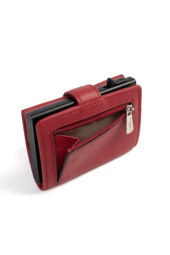 Boîtier porte-cartes - 2 volets - Stop RFID - Cuir