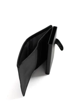 Boîtier porte-cartes - 2 volets - Stop RFID - Cuir
