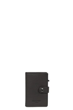 Boîtier porte-cartes - 2 volets - Stop RFID - Cuir