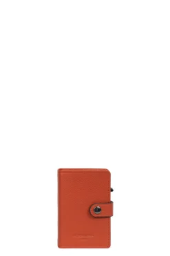 Boîtier porte-cartes - 1 volet - Stop RFID - Cuir