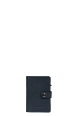 Boîtier porte-cartes - 1 volet - Stop RFID - Cuir