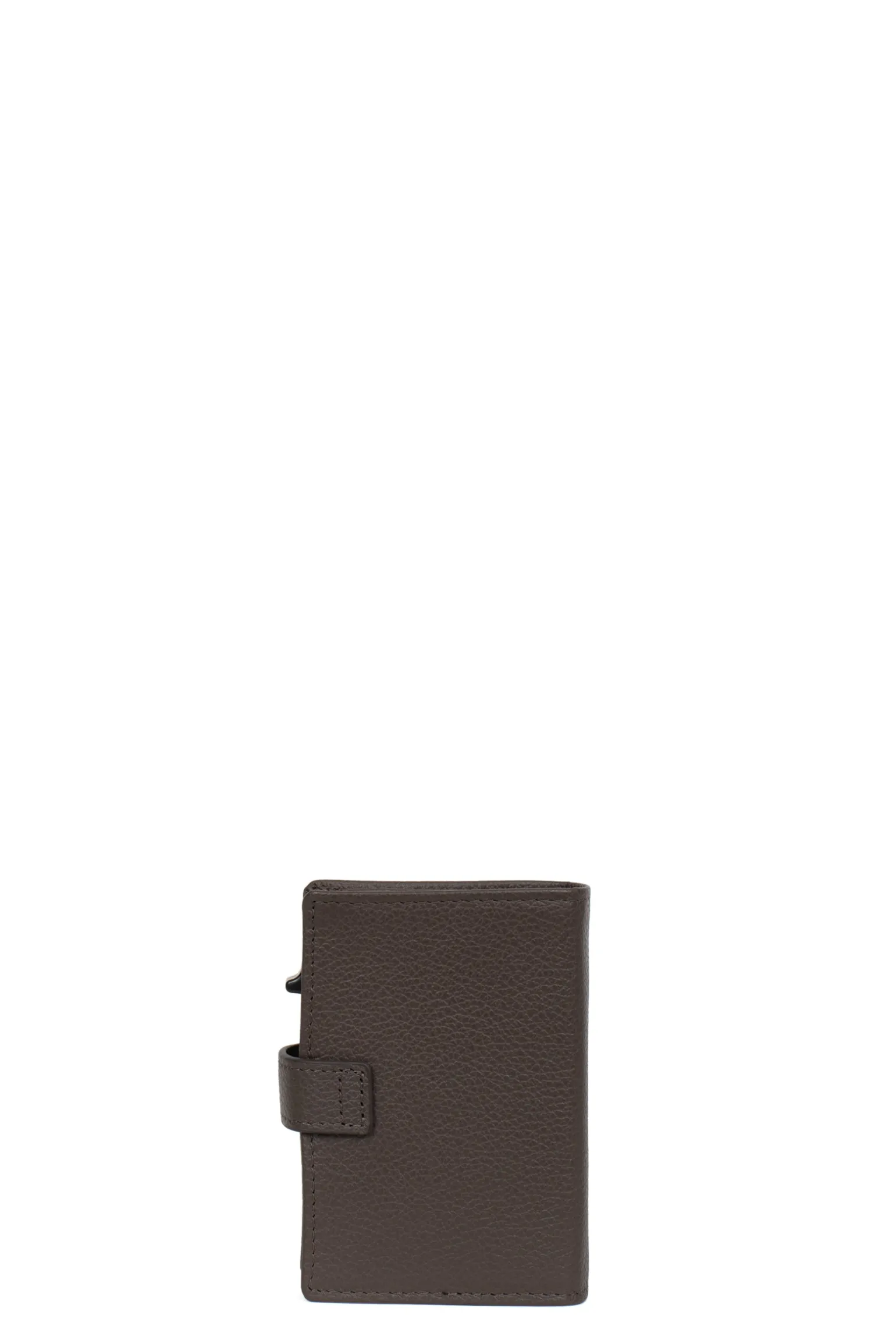 Boîtier porte-cartes - 1 volet - Stop RFID - Cuir