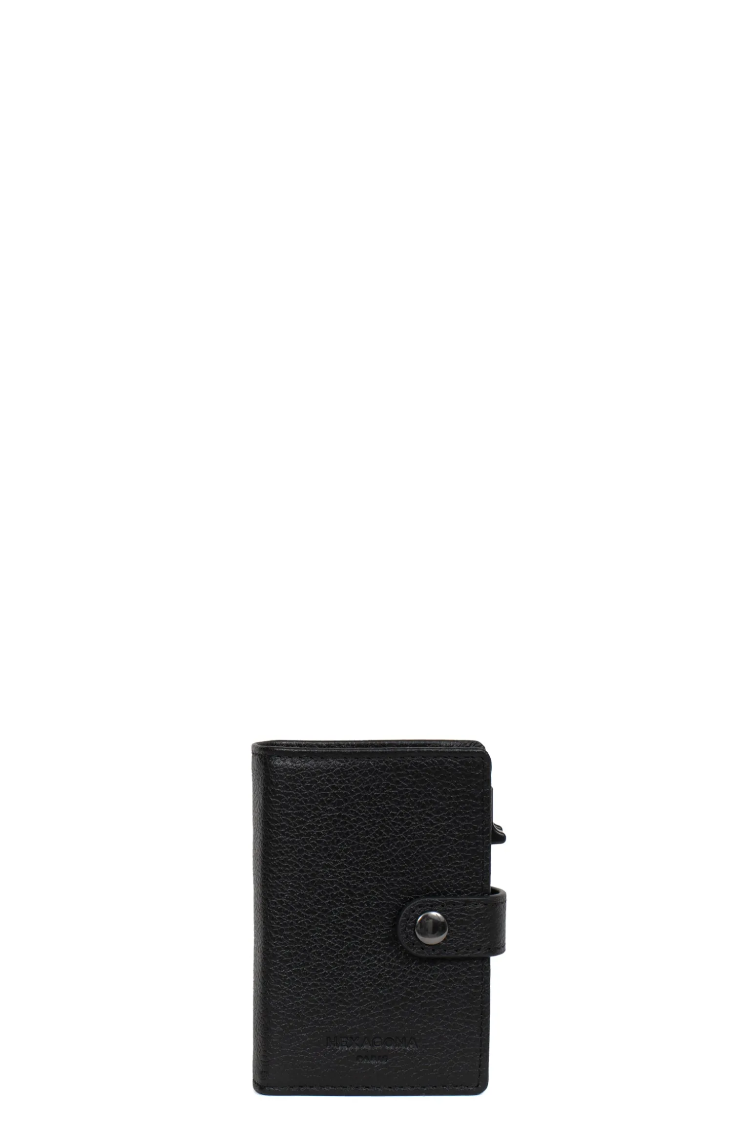 Boîtier porte-cartes - 1 volet - Stop RFID - Cuir