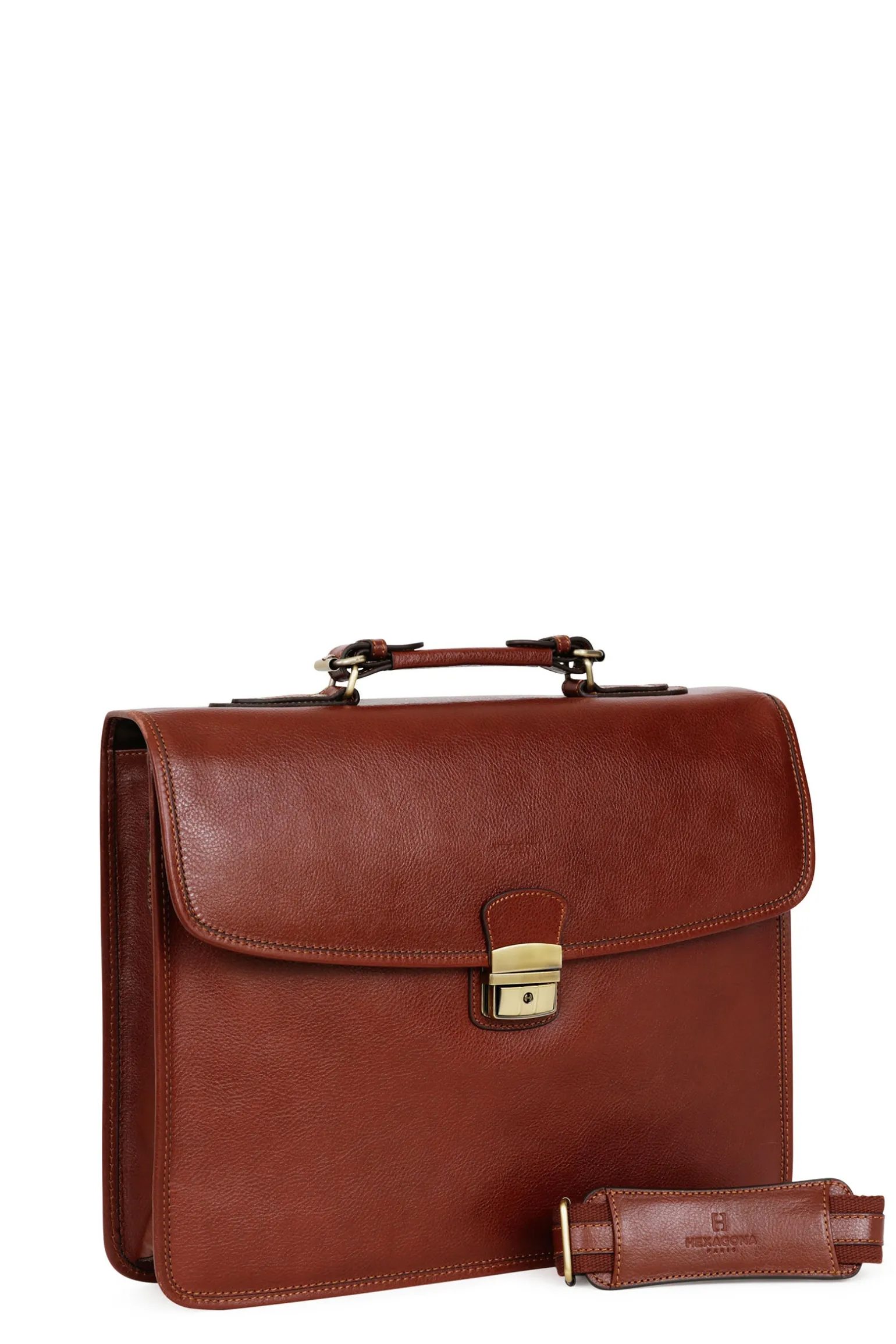 Cartable - A4 - Cuir