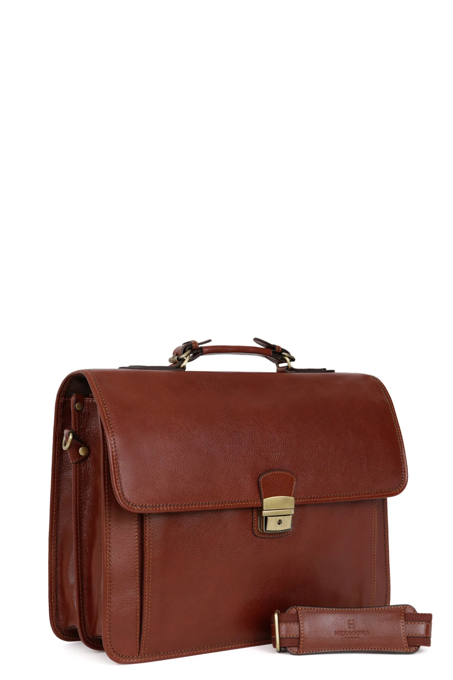 Cartable - A4 - Cuir