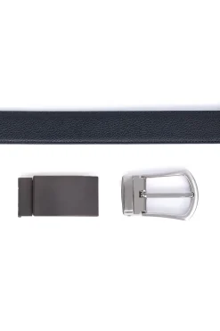 Coffret ceinture deux boucles en cuir