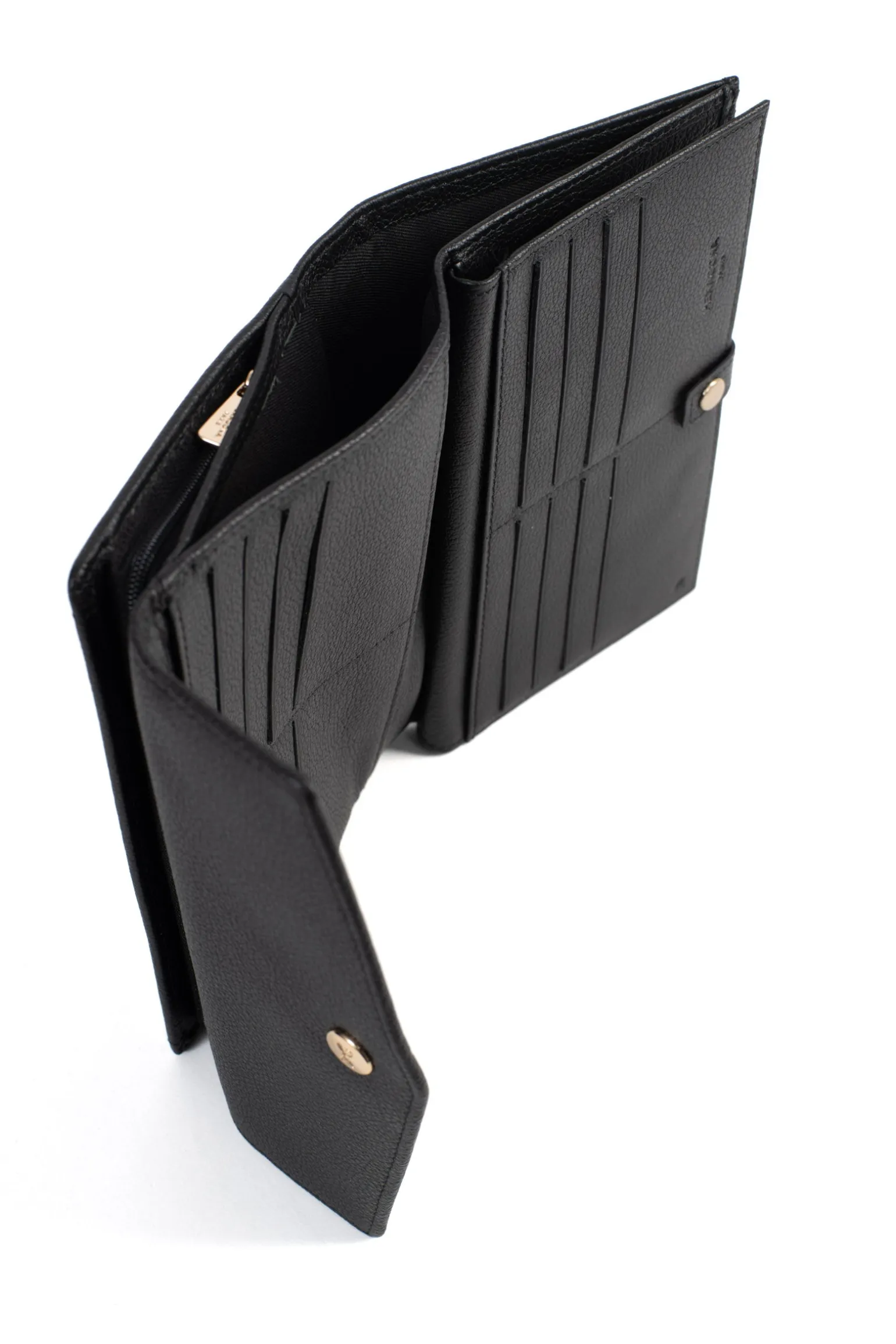 Compagnon de voyage - 2 volets - Stop RFID - Cuir de vachette