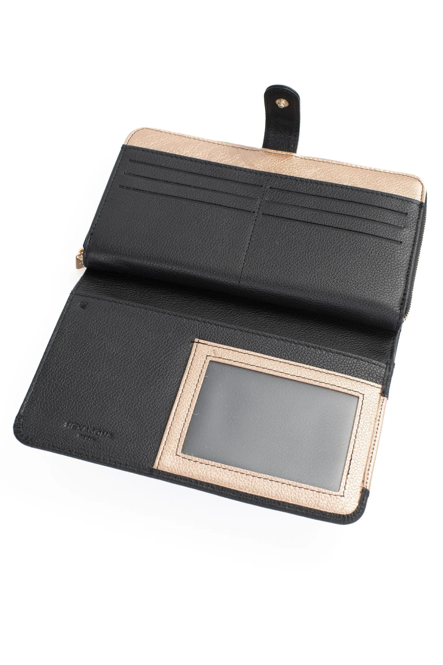 Compagnon de voyage - 1 volet - Stop RFID - Cuir