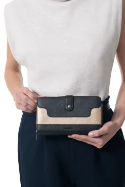 Compagnon de voyage - 1 volet - Stop RFID - Cuir