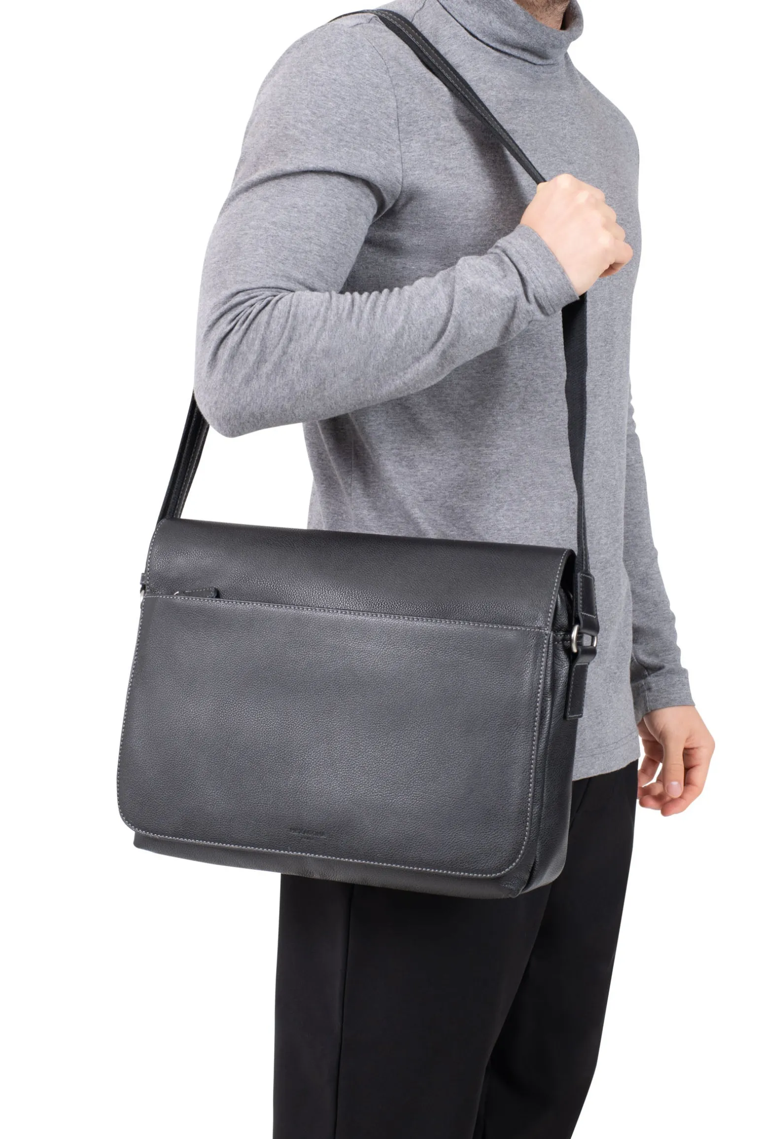 Gibecière - 13" & A4 - Cuir