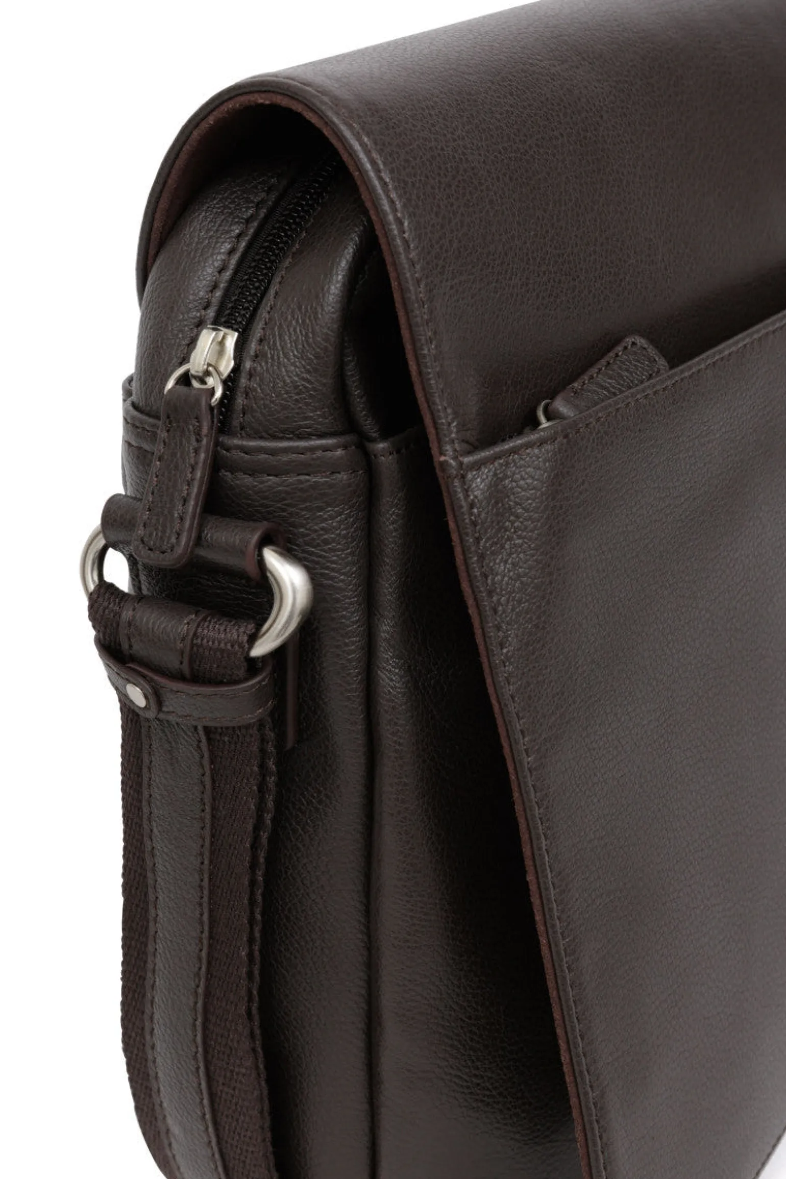 Gibecière - 13" & A4 - Cuir