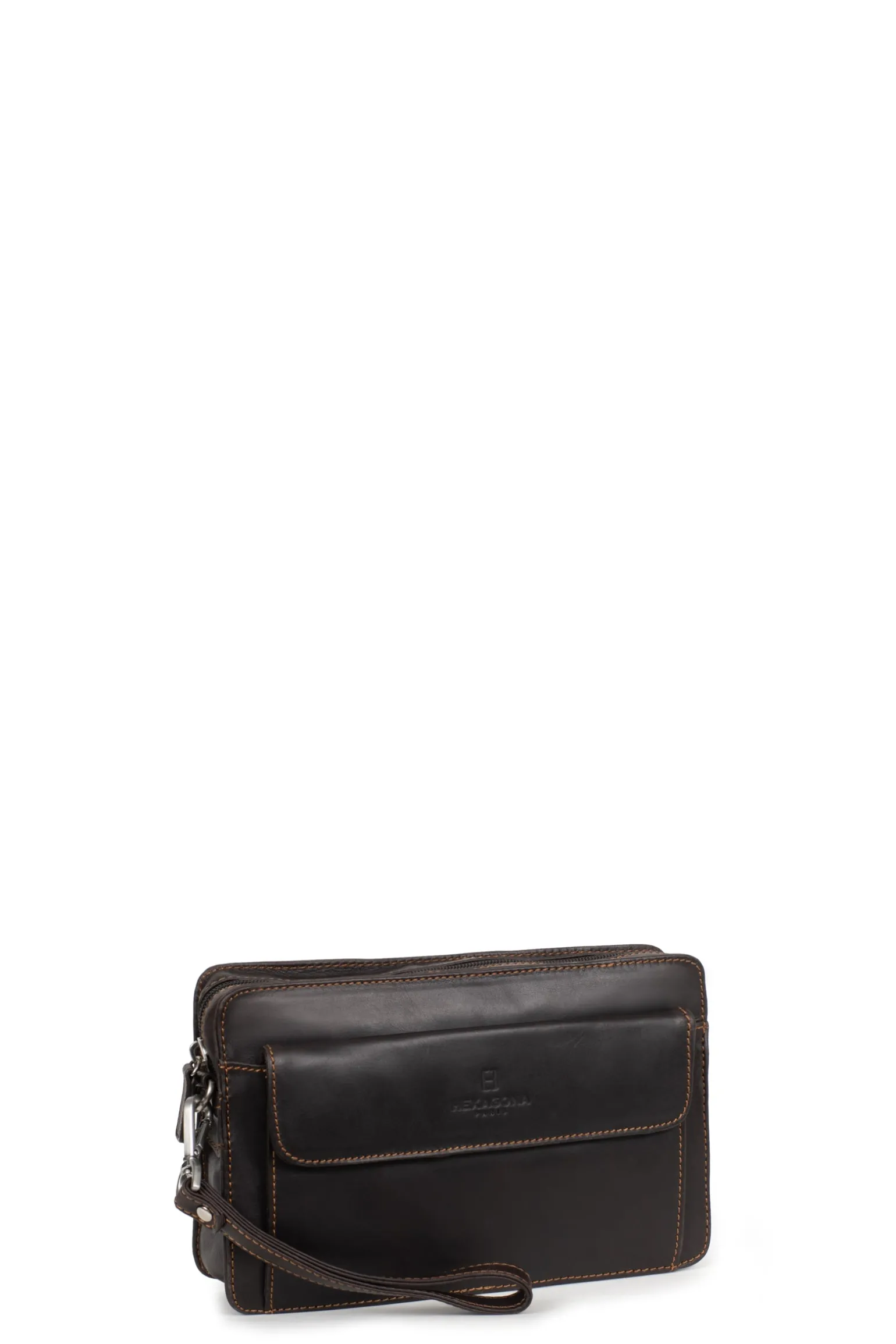 Pochette dragonne - Cuir