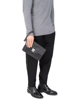 Pochette dragonne - Cuir