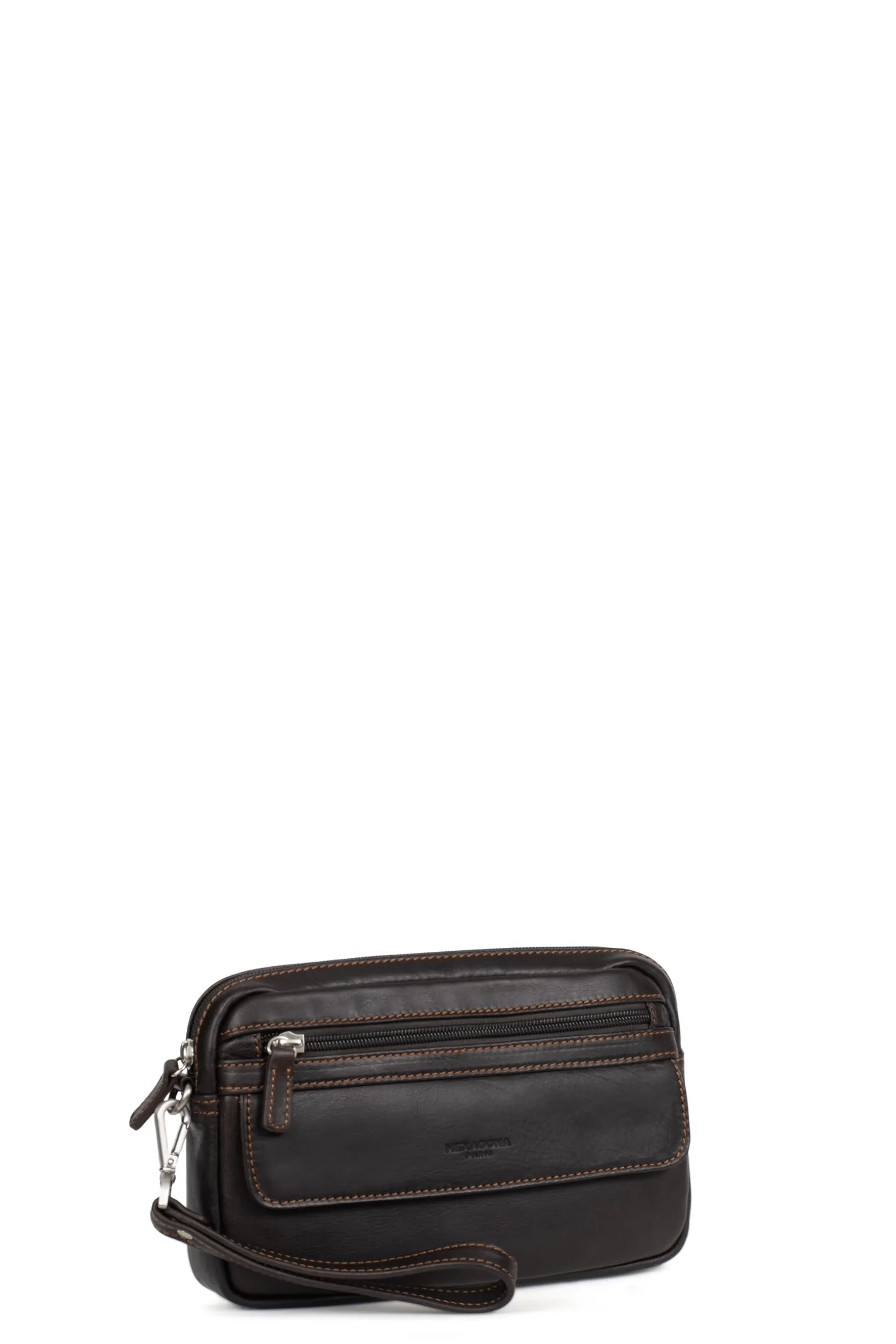 Pochette dragonne - Cuir