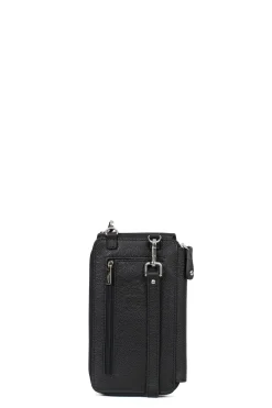 Pochette téléphone avec portefeuille - Cuir
