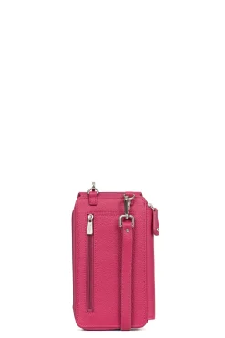 Pochette téléphone avec portefeuille - Cuir