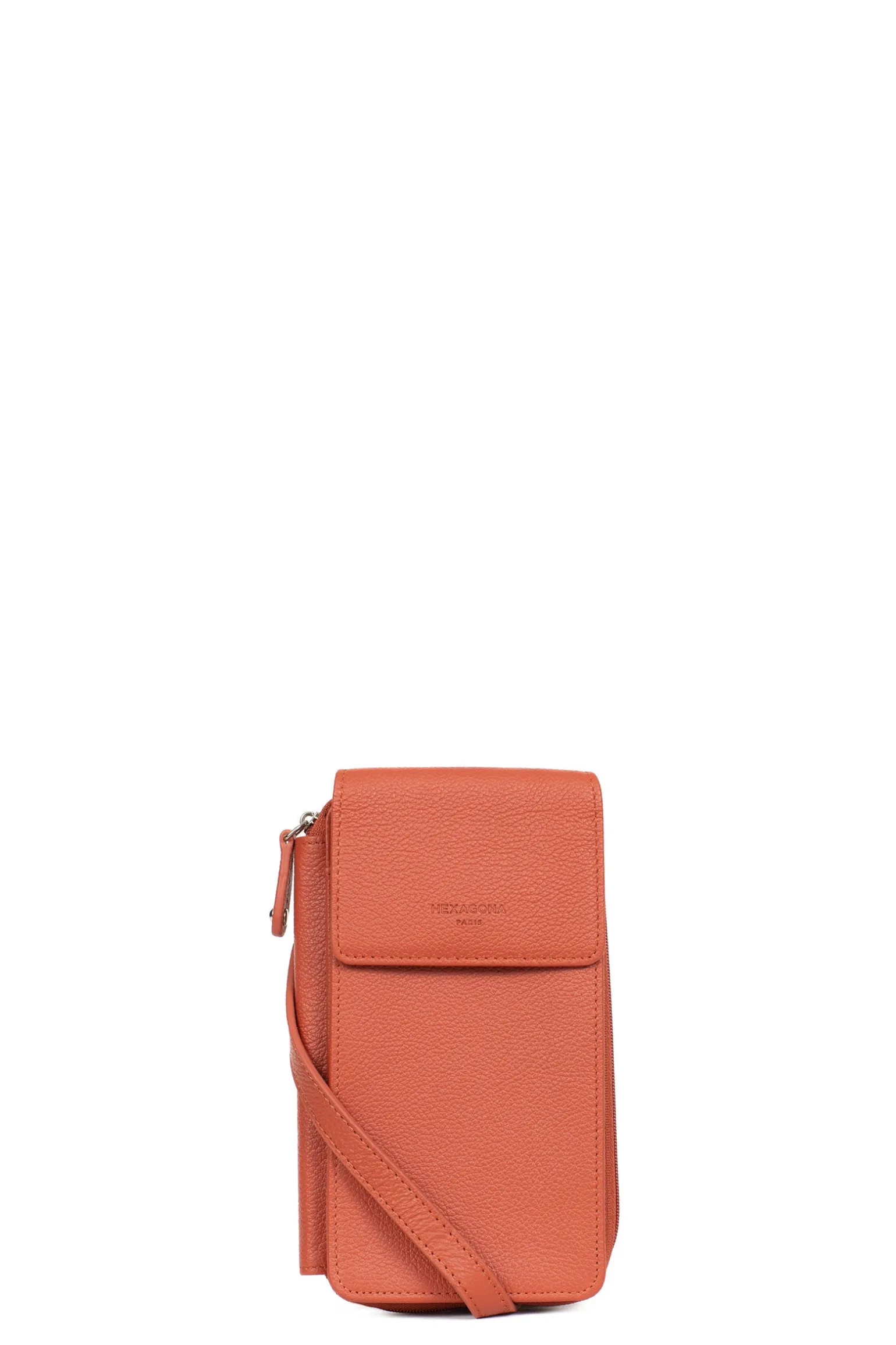 Pochette téléphone avec portefeuille - Cuir