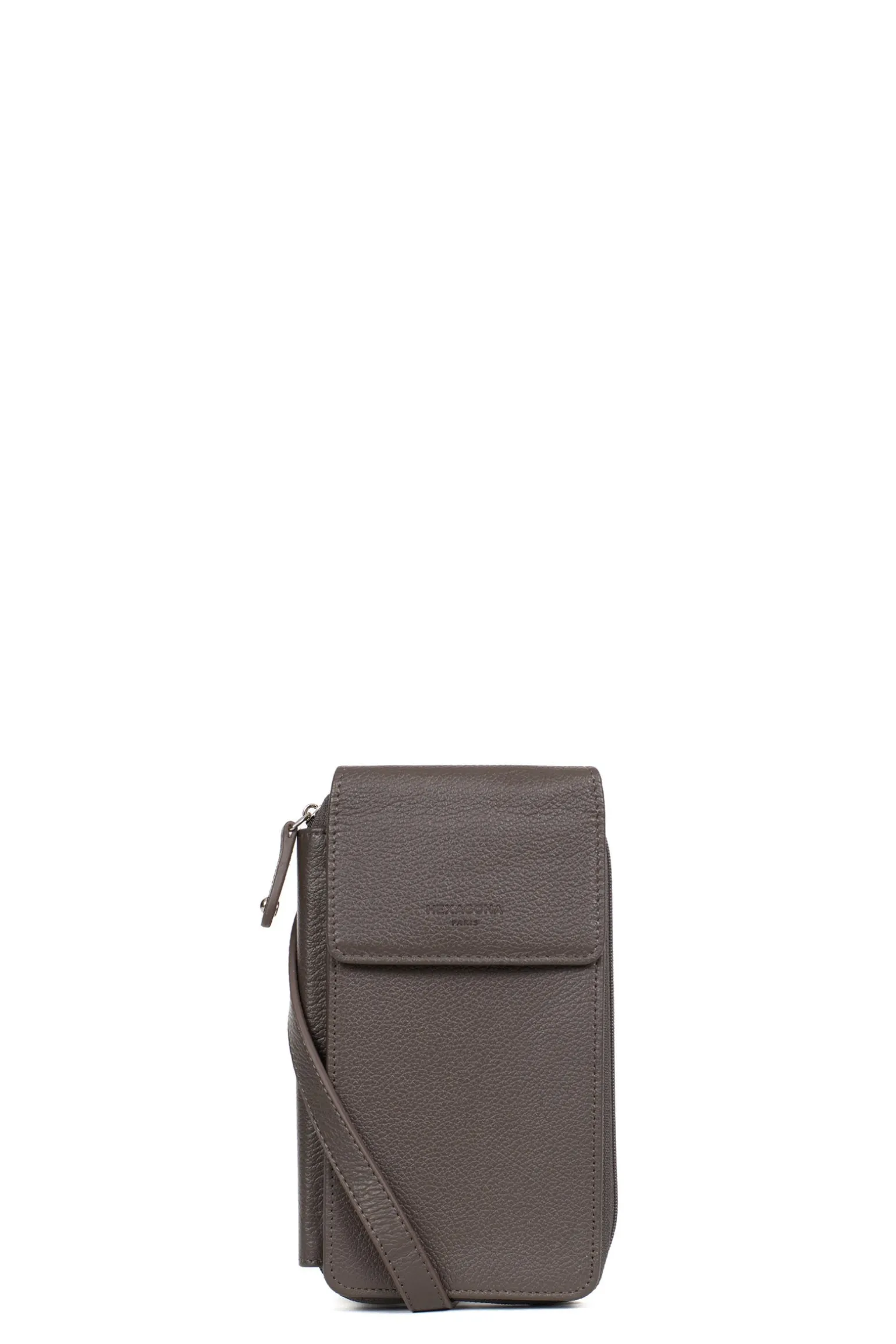 Pochette téléphone avec portefeuille - Cuir