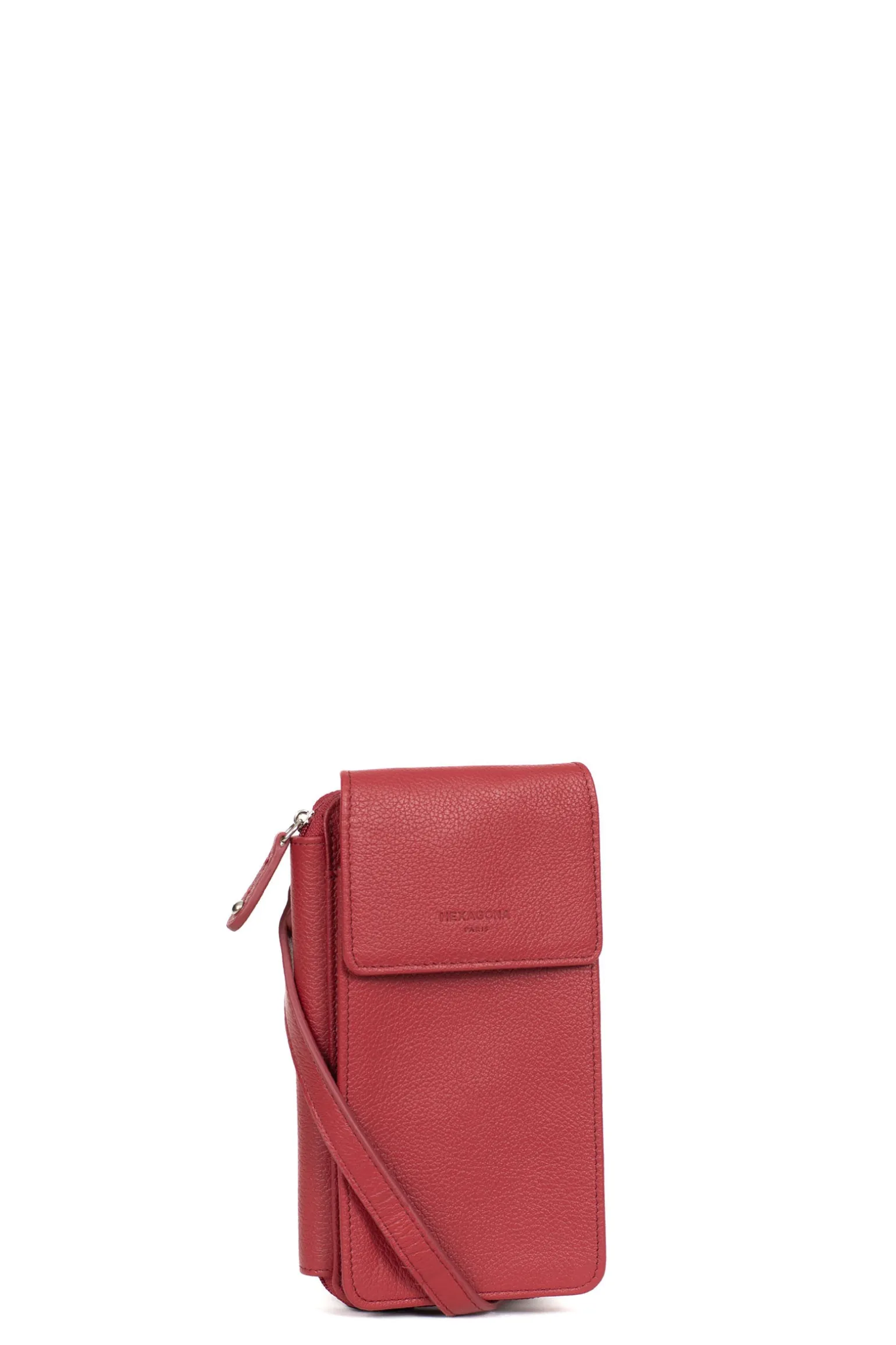 Pochette téléphone avec portefeuille - Cuir