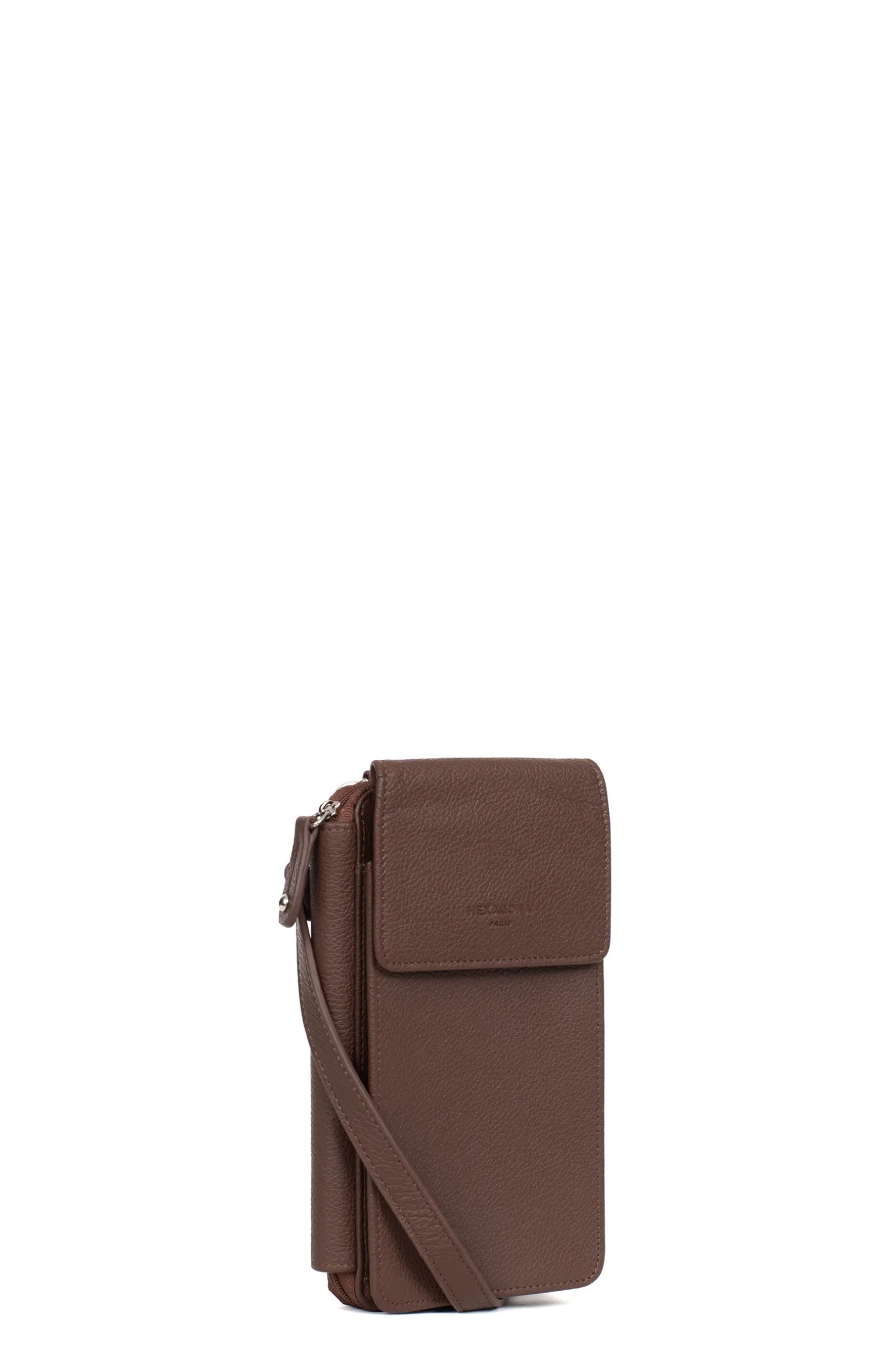 Pochette téléphone avec portefeuille - Cuir