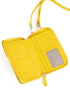 Pochette téléphone avec portefeuille - Cuir