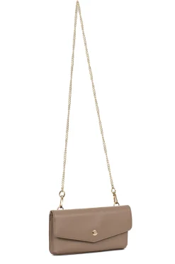 Pochette téléphone avec portefeuille - 1 volet - Stop RFID - Cuir