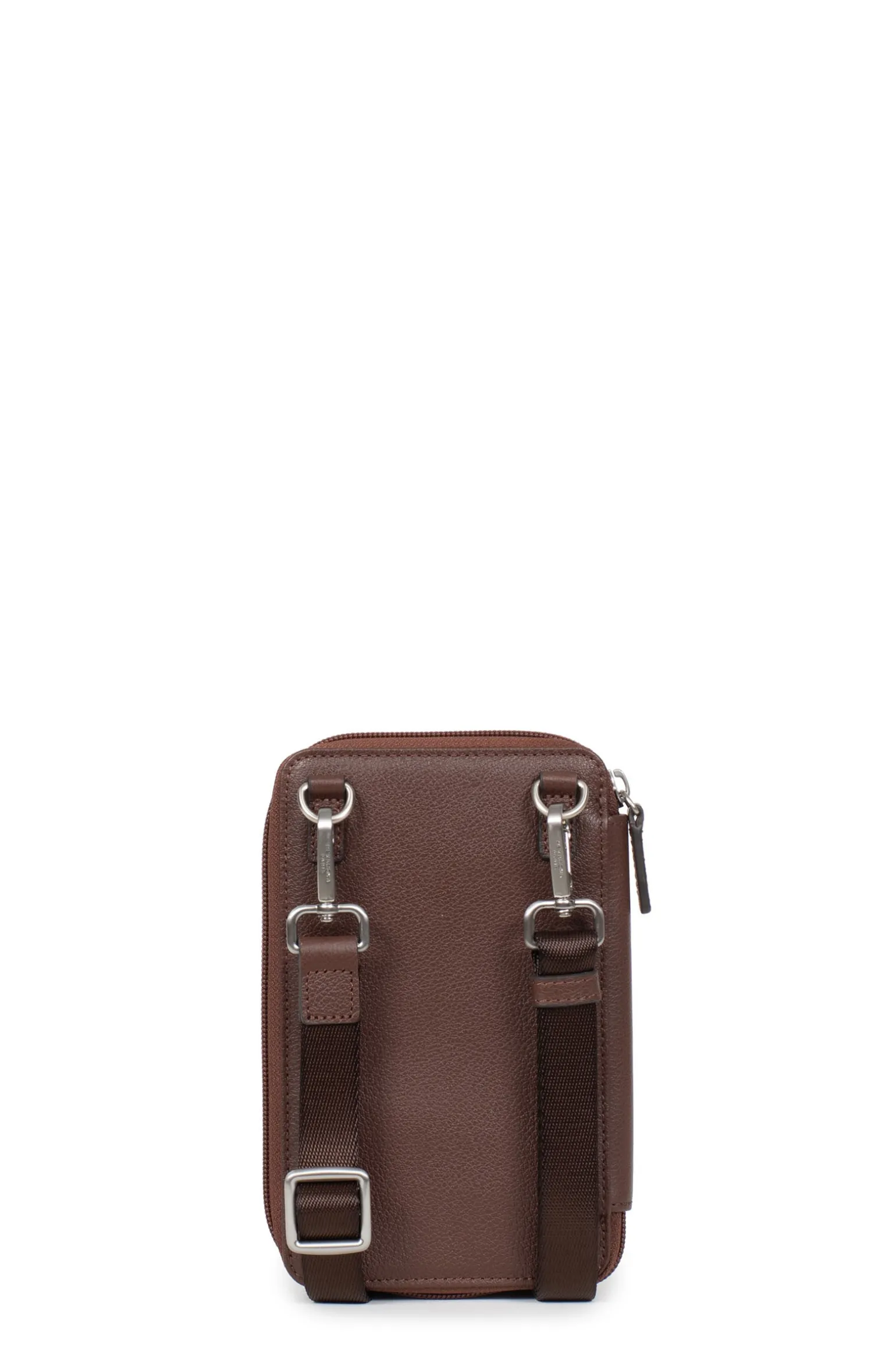 Pochette téléphone avec portefeuille - Stop RFID - Cuir