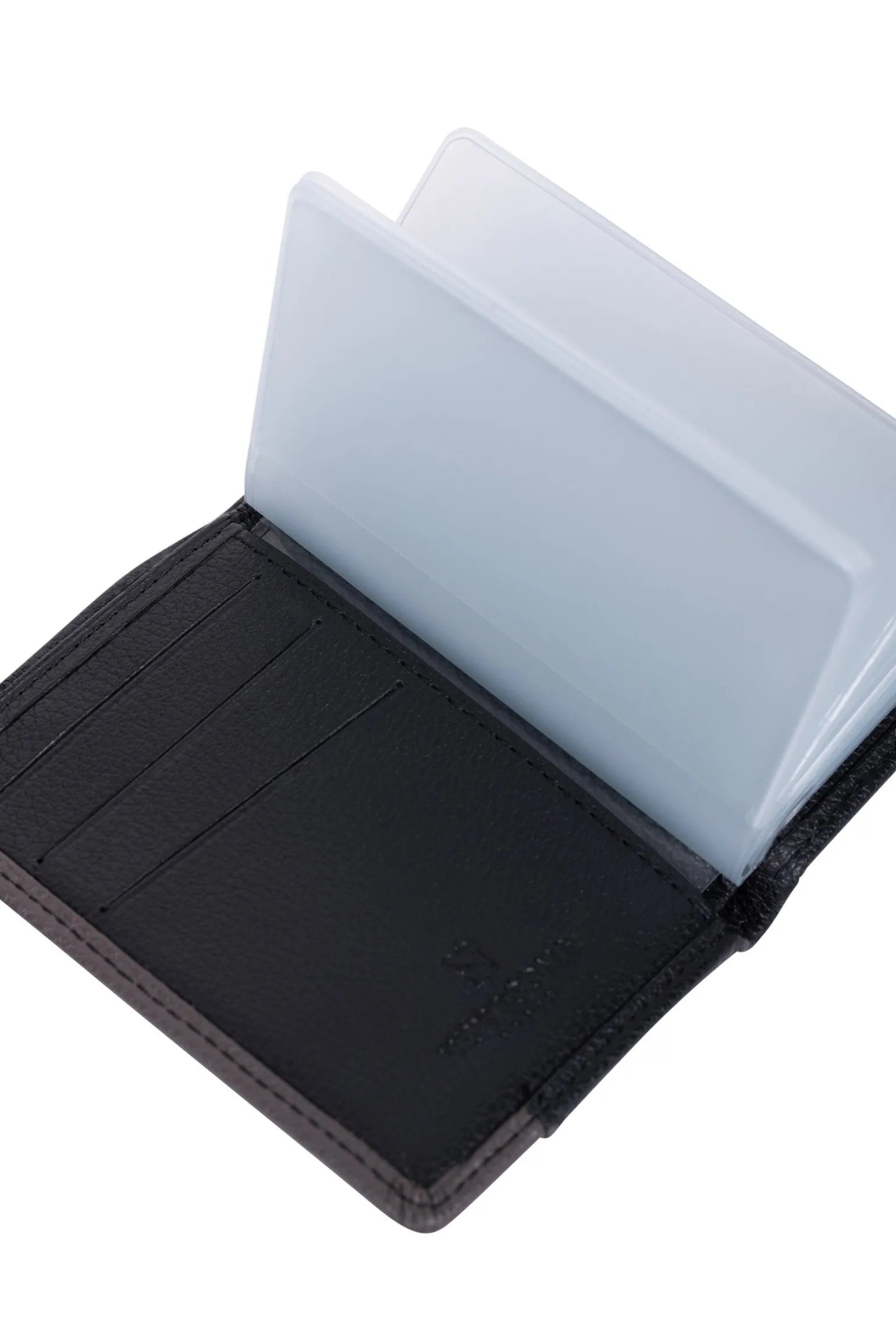 Porte-cartes - 1 volet - Stop RFID - Cuir