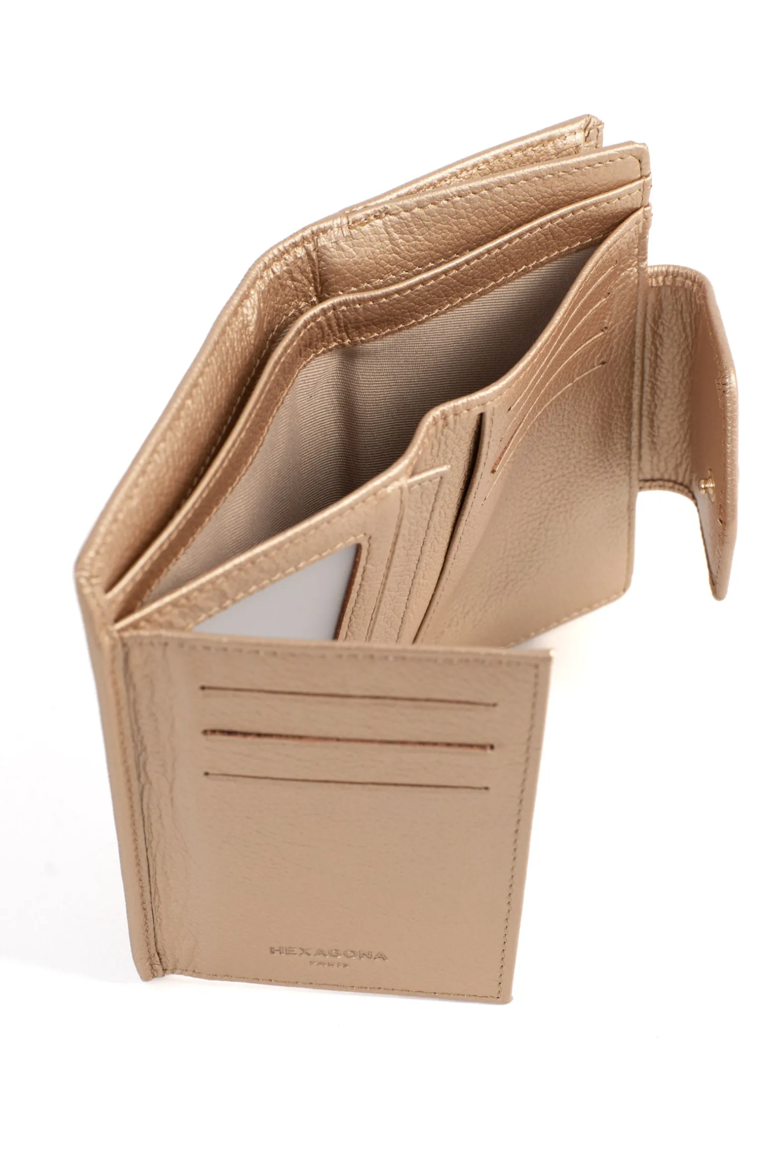 Portefeuille - 2 volets - Stop RFID - Cuir
