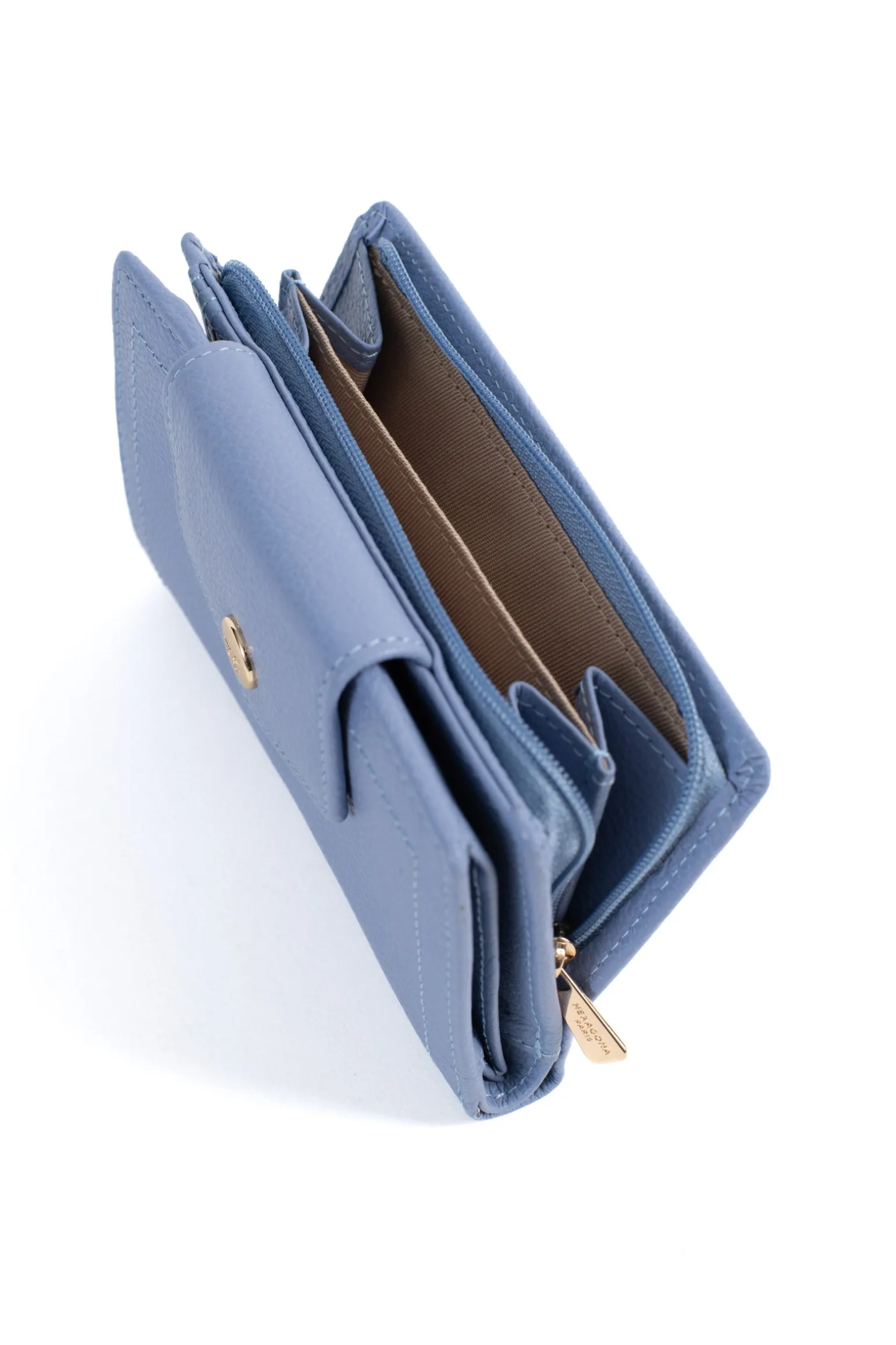 Portefeuille - 2 volets - Stop RFID - Cuir