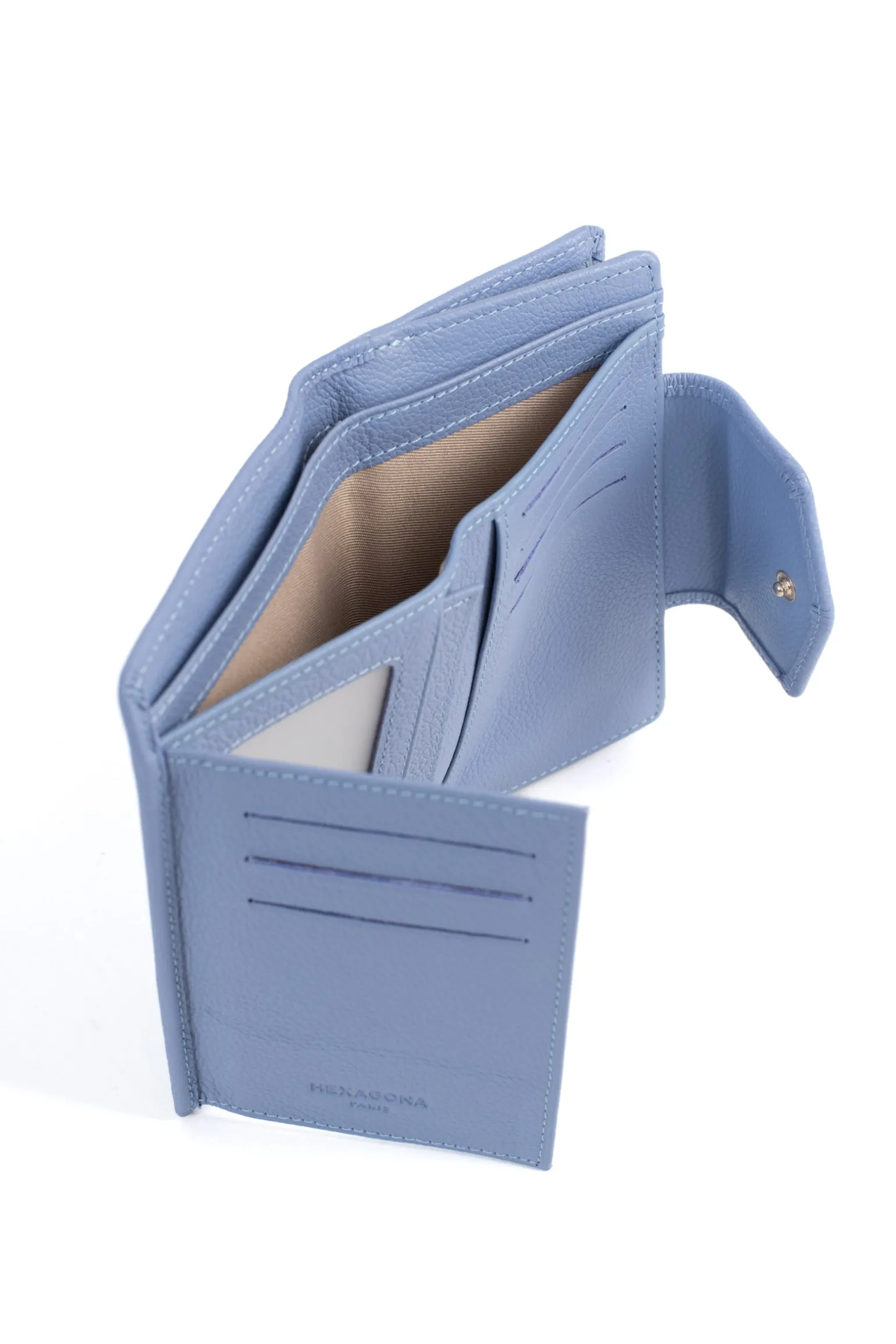 Portefeuille - 2 volets - Stop RFID - Cuir