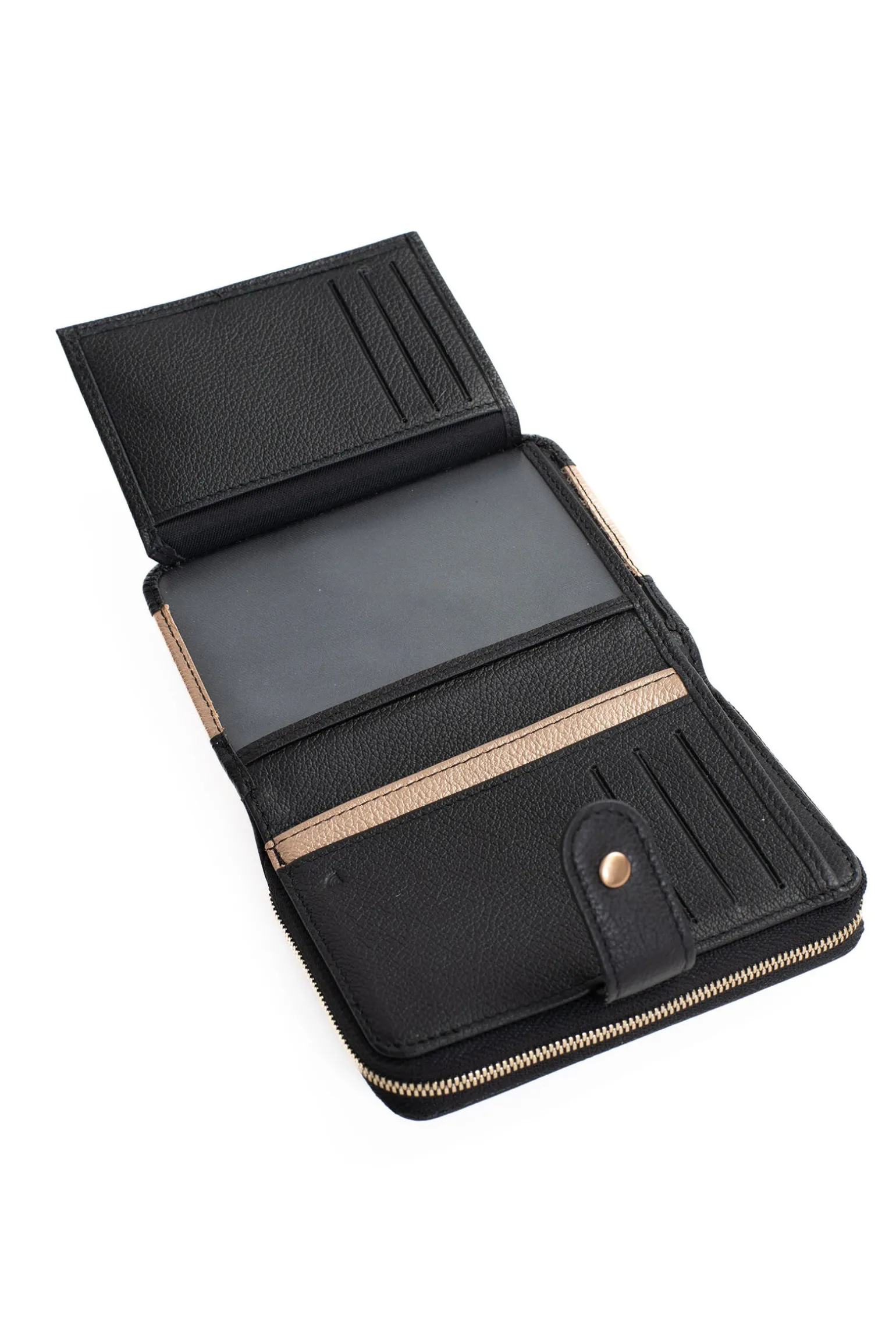 Portefeuille - 2 volets - Stop RFID - Cuir