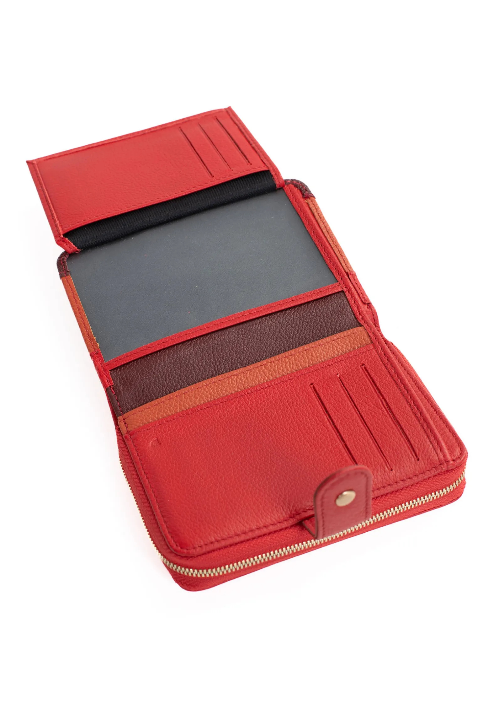 Portefeuille - 2 volets - Stop RFID - Cuir