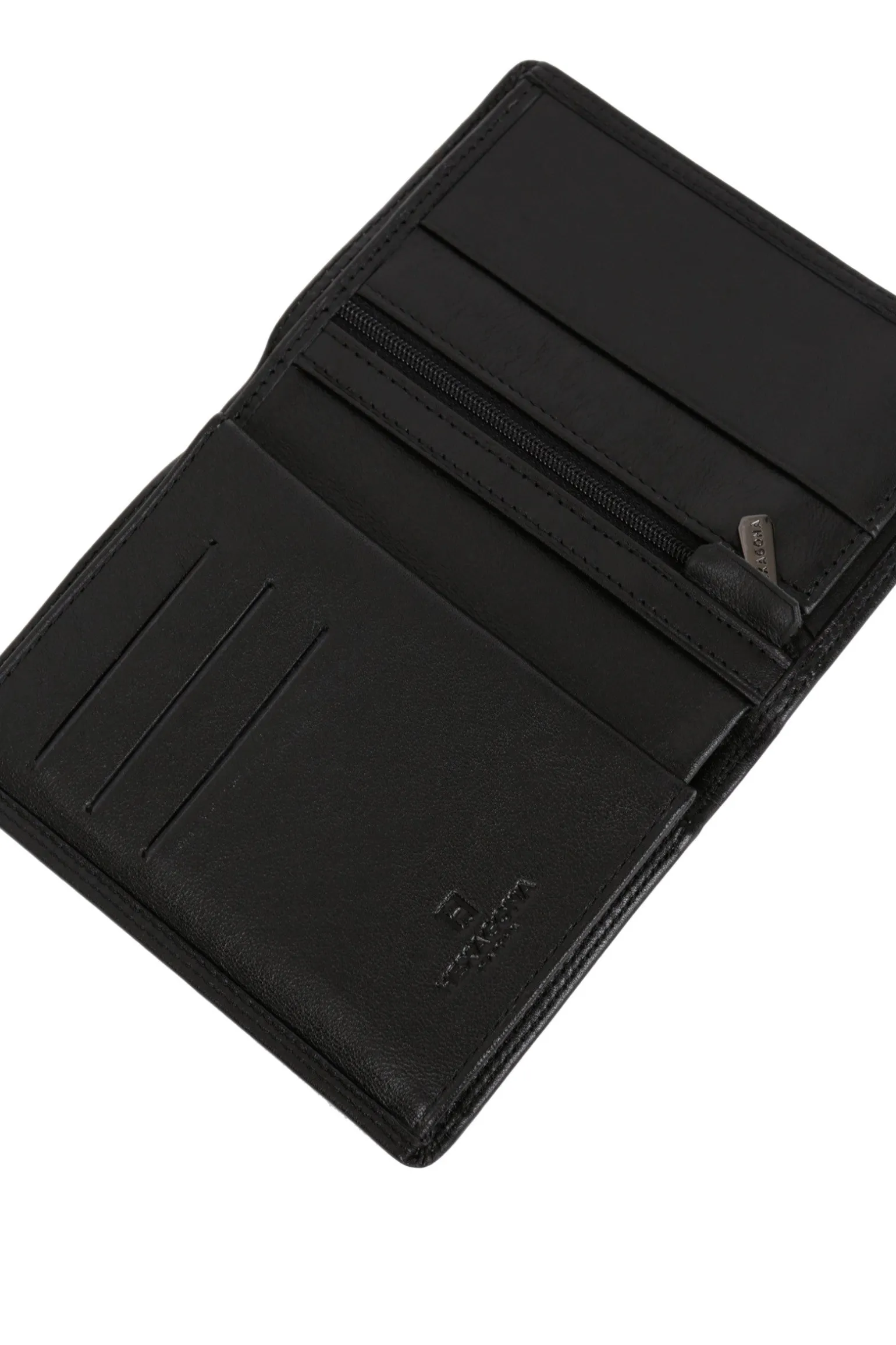 Portefeuille européen - 3 volets - Stop RFID - Cuir