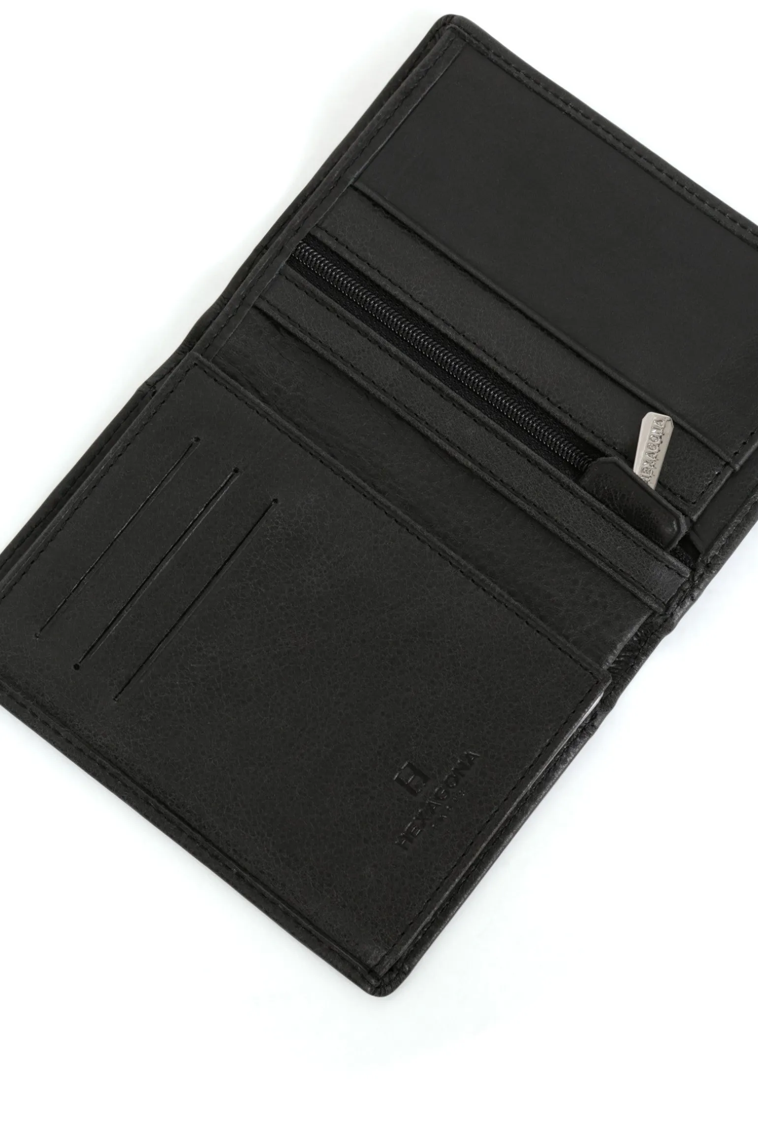 Portefeuille européen - 2 volets - Cuir