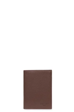 Portefeuille européen - 2 volets - Cuir