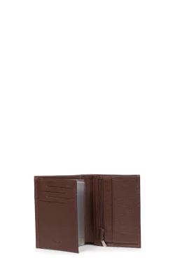 Portefeuille européen - 2 volets - Cuir