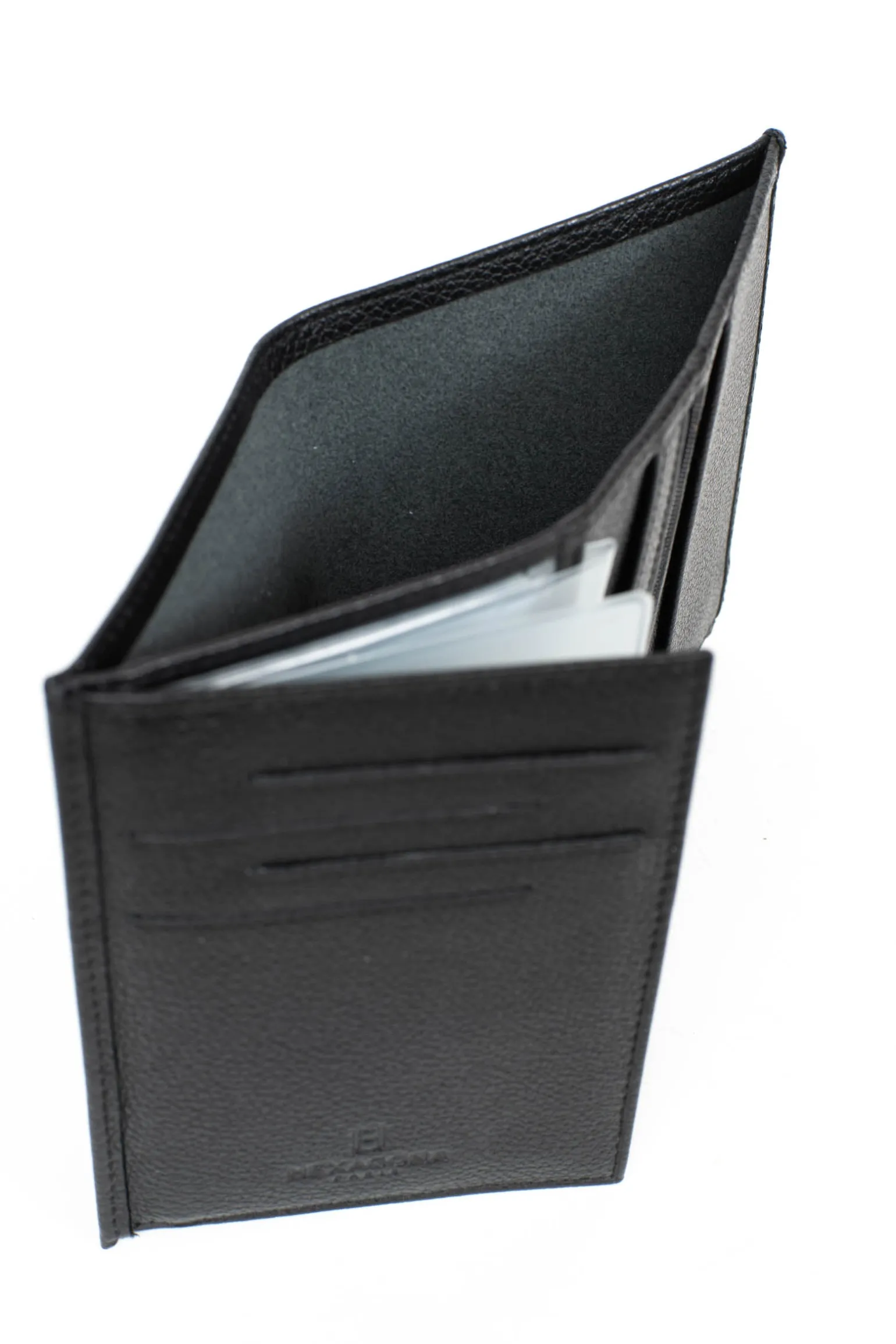 Portefeuille européen - 2 volets - Cuir
