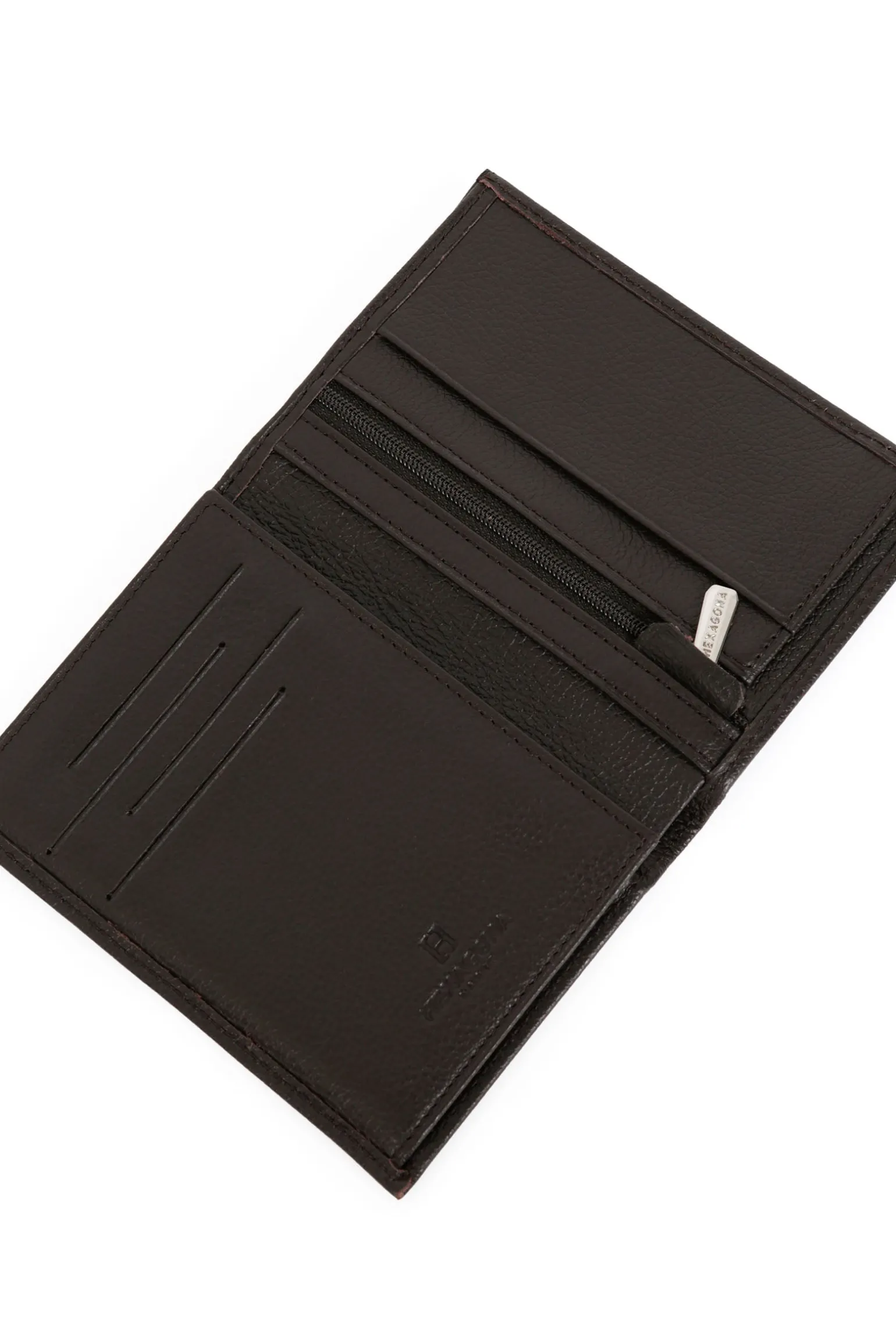 Portefeuille européen - 2 volets - Cuir