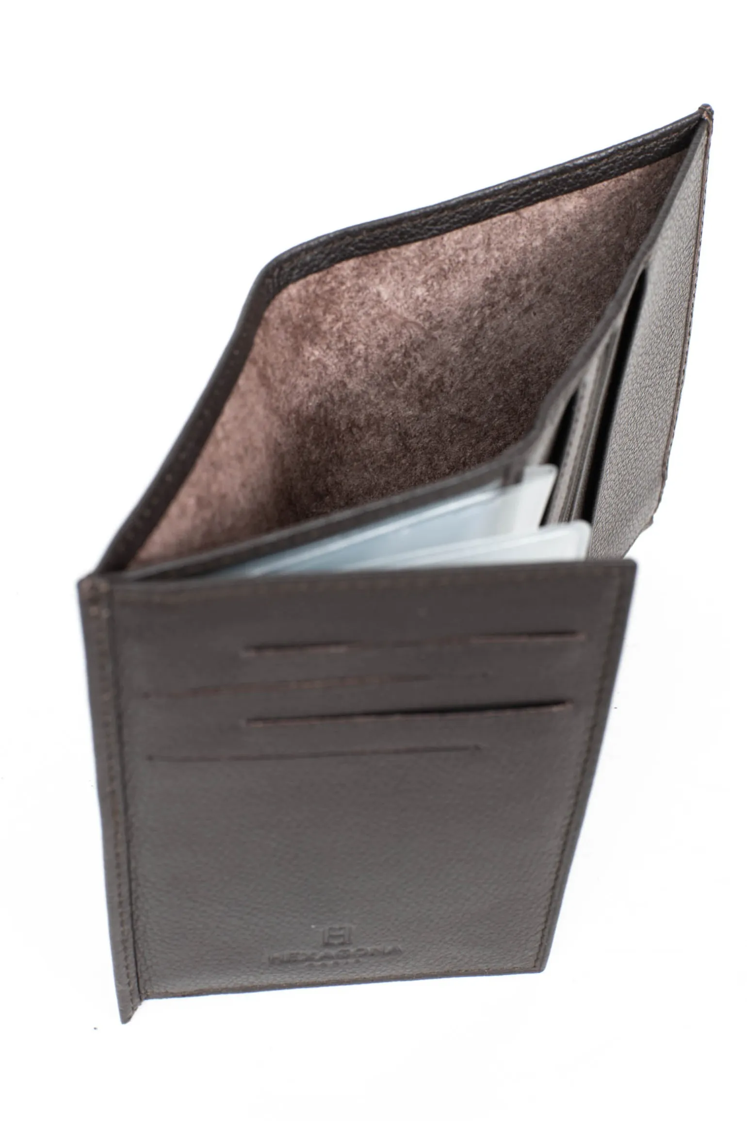 Portefeuille européen - 2 volets - Cuir
