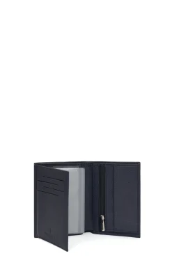 Portefeuille européen - 2 volets - Cuir