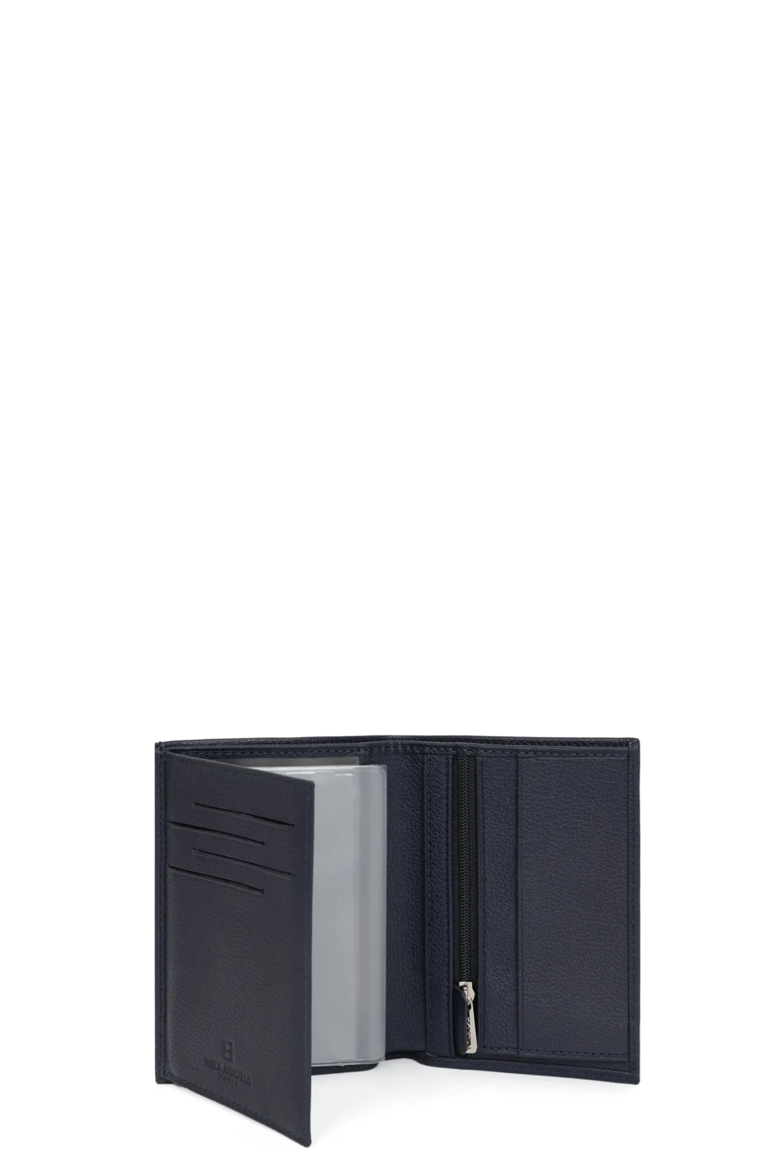 Portefeuille européen - 2 volets - Cuir