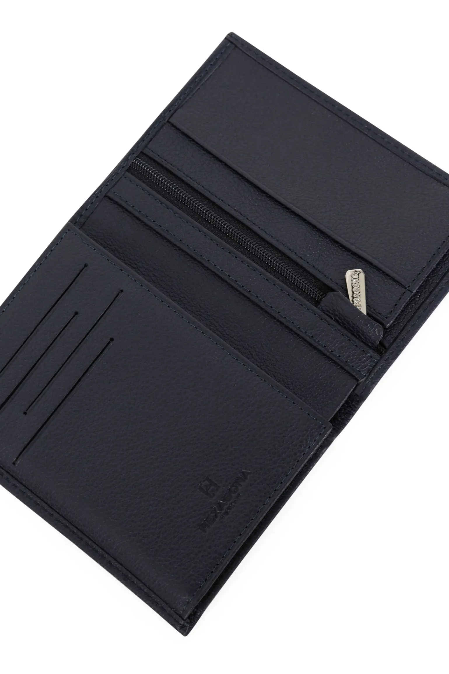Portefeuille européen - 2 volets - Cuir