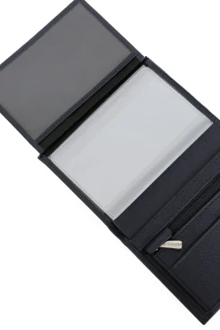 Portefeuille européen - 2 volets - Cuir