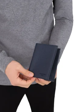 Portefeuille européen - 2 volets - Cuir
