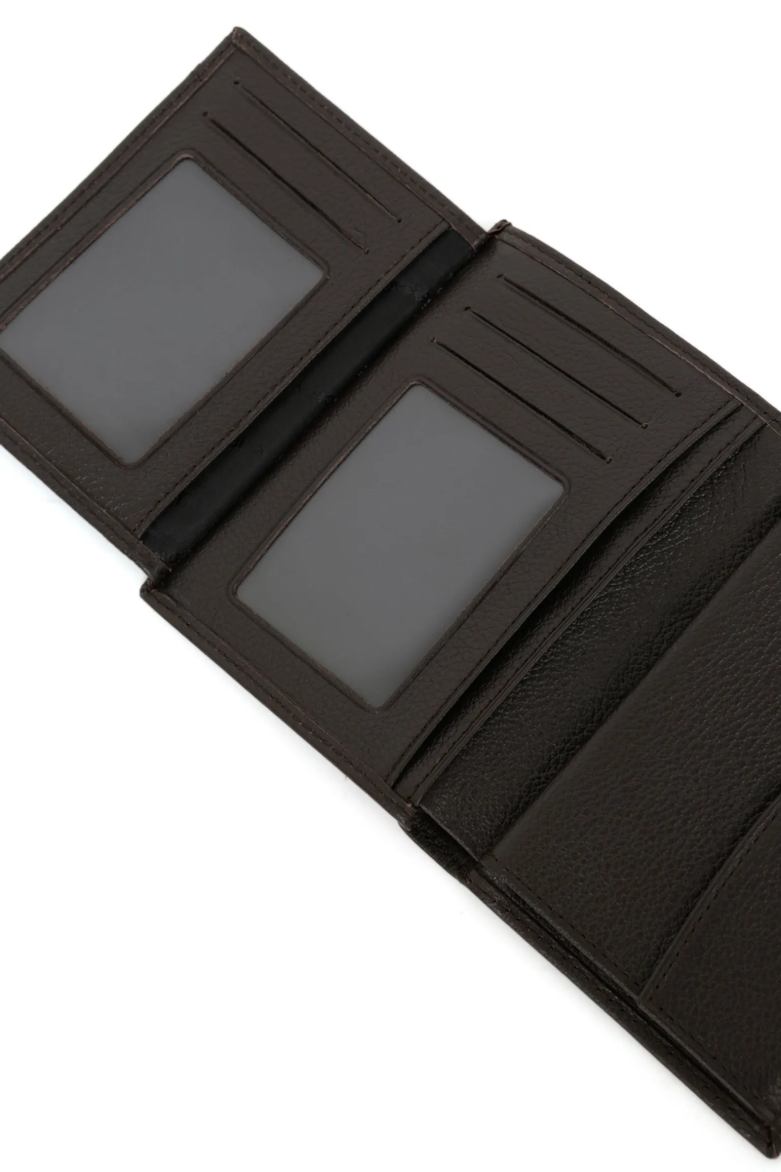 Portefeuille européen - 2 volets - Cuir