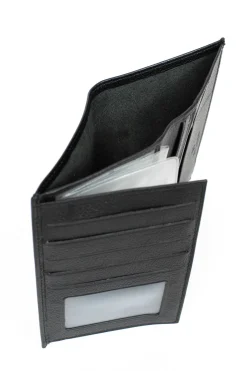 Portefeuille européen - 2 volets - Cuir