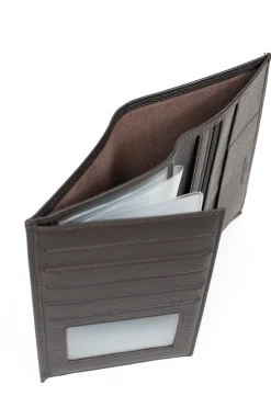 Portefeuille européen - 2 volets - Cuir