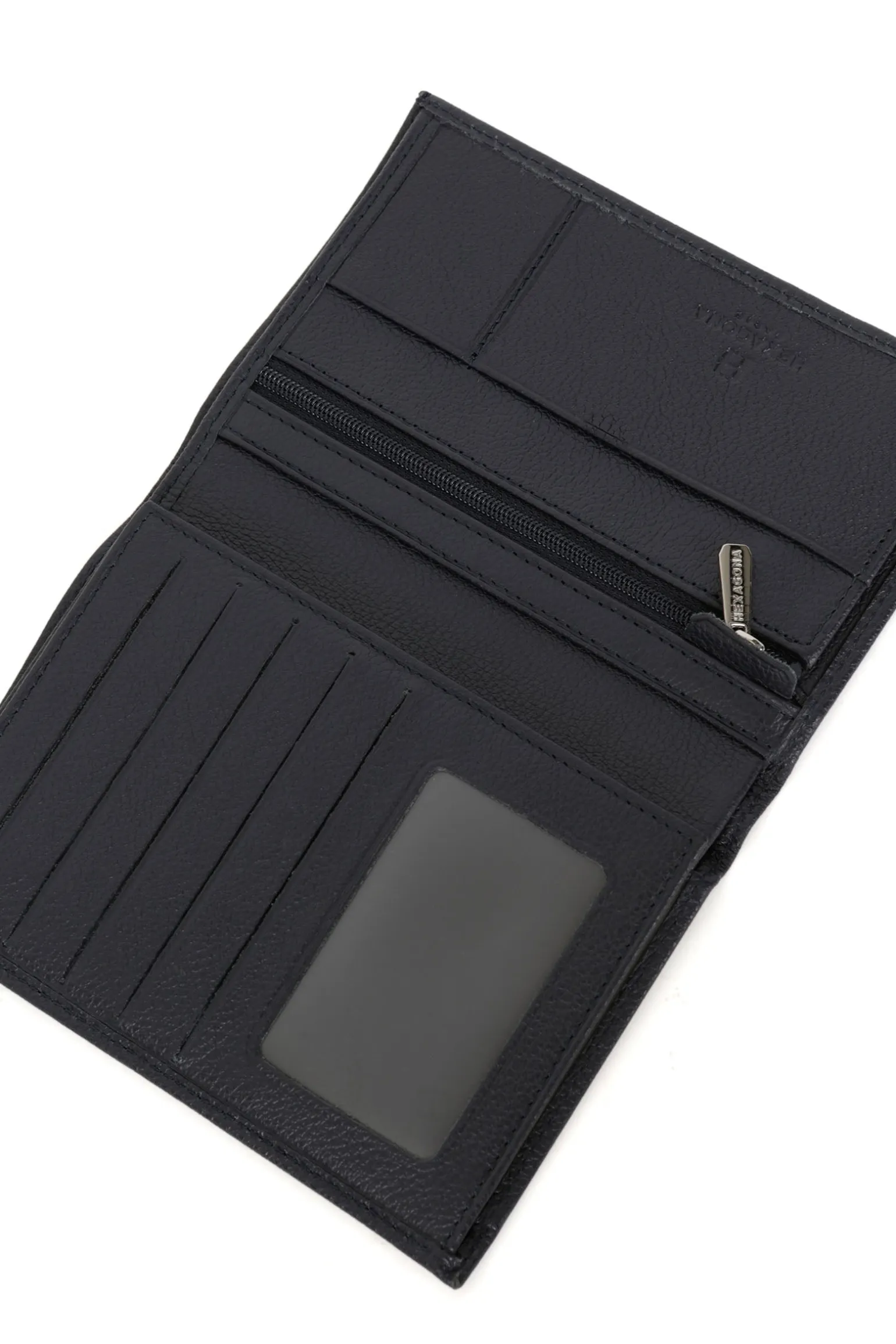 Portefeuille européen - 2 volets - Cuir