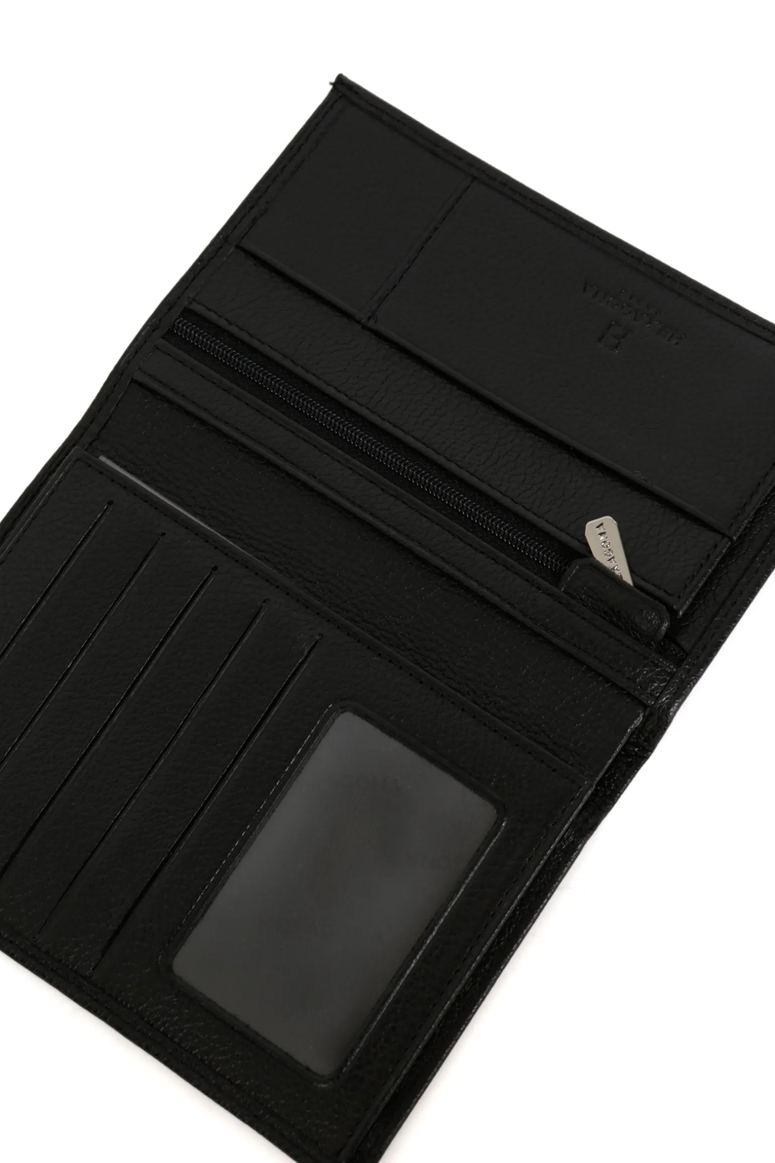Portefeuille européen - 2 volets - Cuir